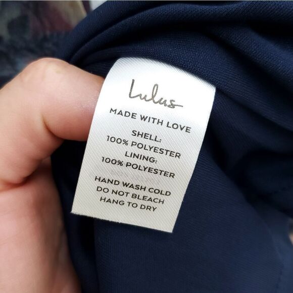 NWT LULUS Cultivate Your Love Black Floral Deep V Organza Skater Mini Dress - Picture 10 of 13